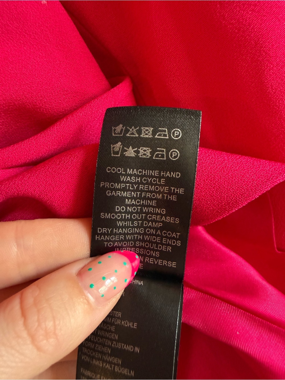 The Fold London Belleville Top - Hot Pink US8 - Picture 6 of 7
